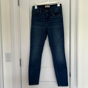 Madewell “Roadtripper” Skinny Highwaist Jeans Size 26